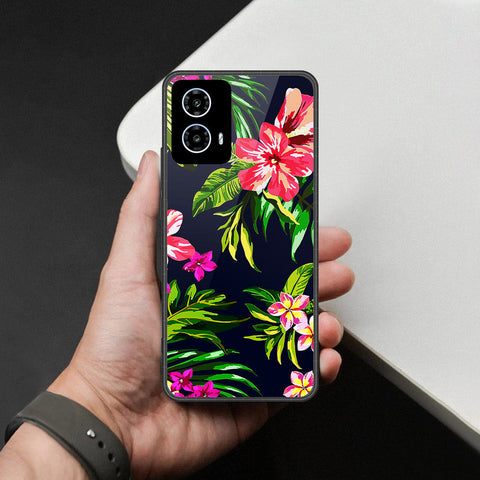 Motorola Moto G35 Cover - Foral Series - HQ Premium Shine Durable Shatterproof Case