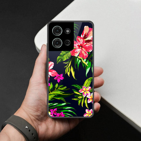 Motorola Moto G75 Cover - Foral Series - HQ Premium Shine Durable Shatterproof Case