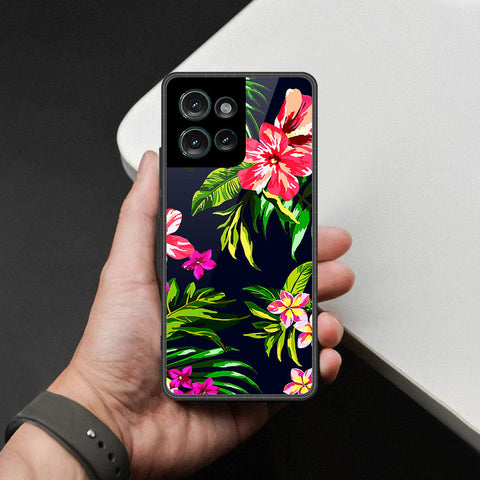 Motorola Edge 50 Cover - Foral Series - HQ Premium Shine Durable Shatterproof Case