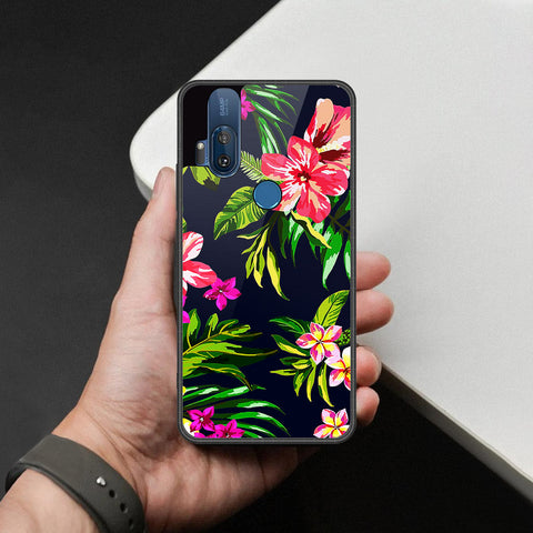 Motorola One Hyper Cover - Foral Series - HQ Premium Shine Durable Shatterproof Case
