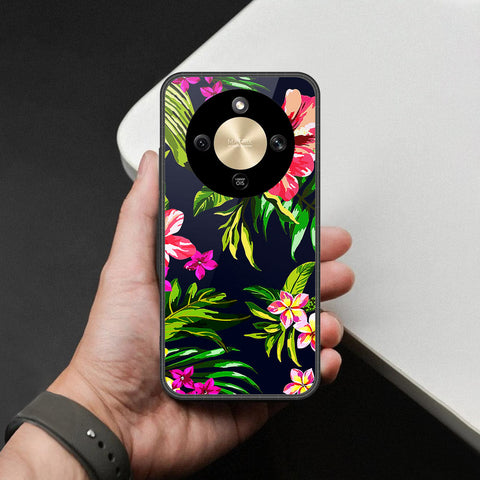 Honor X70 Cover - Foral Series - HQ Premium Shine Durable Shatterproof Case