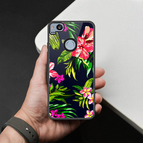 Google Pixel 2 Cover - Foral Series - HQ Premium Shine Durable Shatterproof Case