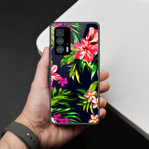 Motorola Edge 20 Pro Cover - Foral Series - HQ Premium Shine Durable Shatterproof Case
