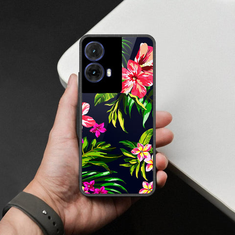 Motorola Moto G85 Cover - Foral Series - HQ Premium Shine Durable Shatterproof Case