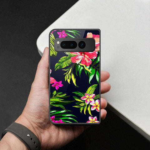 Google Pixel Fold Cover - Foral Series - HQ Premium Shine Durable Shatterproof Case