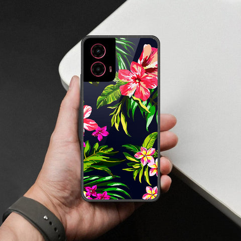 Motorola Moto G45 Cover - Foral Series - HQ Premium Shine Durable Shatterproof Case