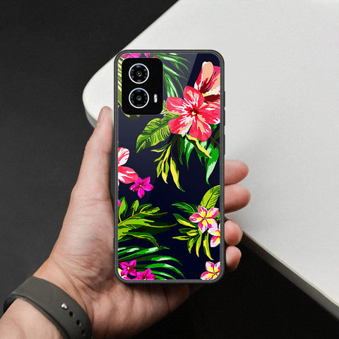 Motorola Moto G34 Cover - Foral Series - HQ Premium Shine Durable Shatterproof Case