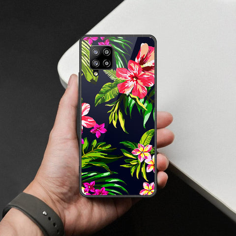 Samsung Galaxy M42 5G Cover - Foral Series - HQ Premium Shine Durable Shatterproof Case