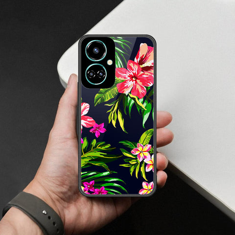 Tecno Camon 19 Pro Cover - Foral Series - HQ Premium Shine Durable Shatterproof Case