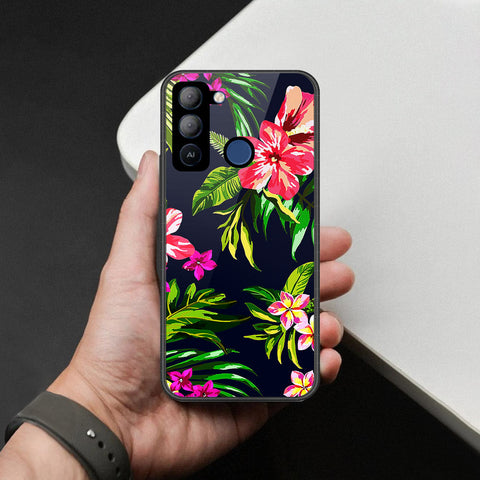 Tecno Pop 5 LTE Cover - Foral Series - HQ Premium Shine Durable Shatterproof Case