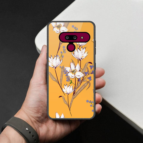 LG G8 ThinQ Cover - Foral Series - HQ Premium Shine Durable Shatterproof Case