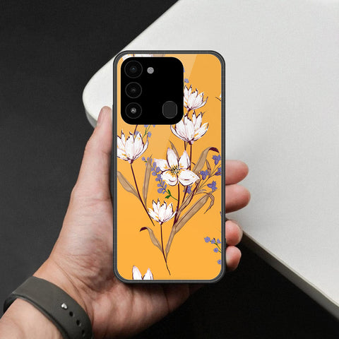 Tecno Spark Go 2022 Cover - Foral Series - HQ Premium Shine Durable Shatterproof Case