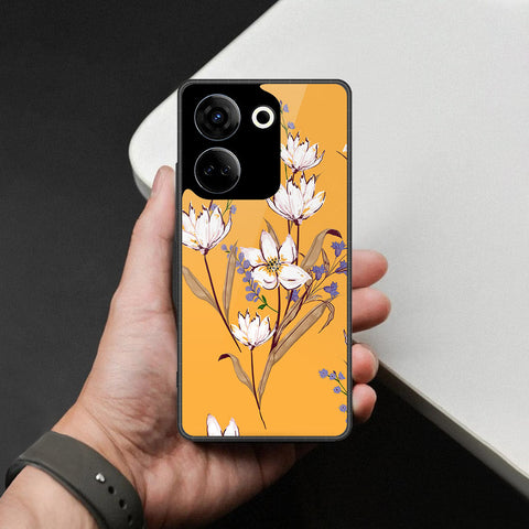 Tecno Camon 20 Cover - Foral Series - HQ Premium Shine Durable Shatterproof Case