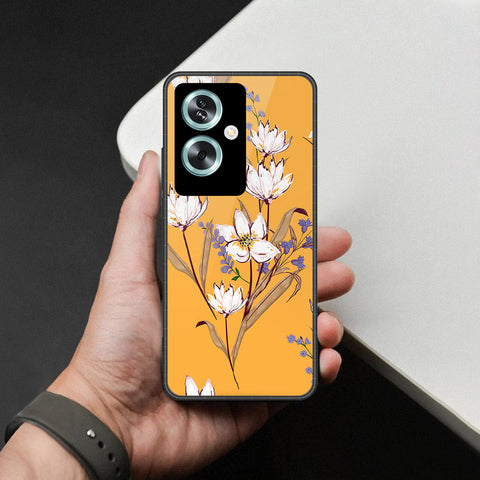 Oppo A2 Cover - Foral Series - HQ Premium Shine Durable Shatterproof Case