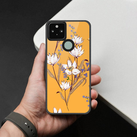 Google Pixel 5 Cover - Foral Series - HQ Premium Shine Durable Shatterproof Case