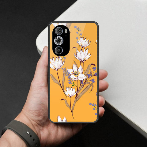 Motorola Edge 30 Pro Cover - Foral Series - HQ Premium Shine Durable Shatterproof Case