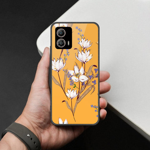 Motorola Moto G53 Cover - Foral Series - HQ Premium Shine Durable Shatterproof Case