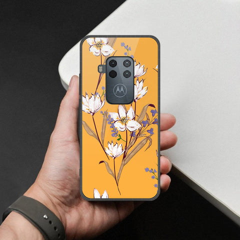 Motorola One Zoom Cover - Foral Series - HQ Premium Shine Durable Shatterproof Case