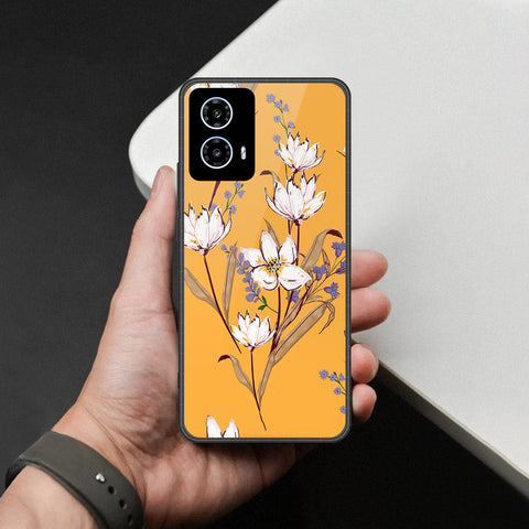 Motorola Moto G35 Cover - Foral Series - HQ Premium Shine Durable Shatterproof Case