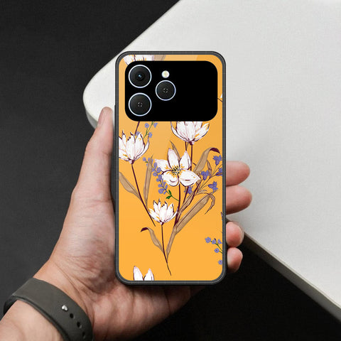 Tecno Spark 40 Cover - Foral Series - HQ Premium Shine Durable Shatterproof Case
