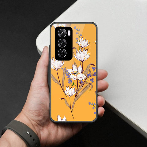 Oppo Reno 12 Pro Cover - Foral Series - HQ Premium Shine Durable Shatterproof Case