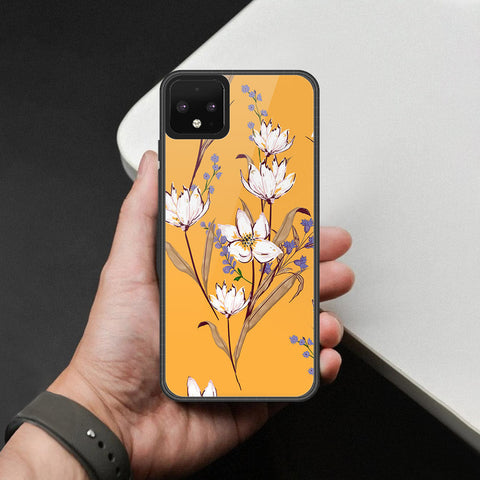 Google Pixel 4 Cover - Foral Series - HQ Premium Shine Durable Shatterproof Case