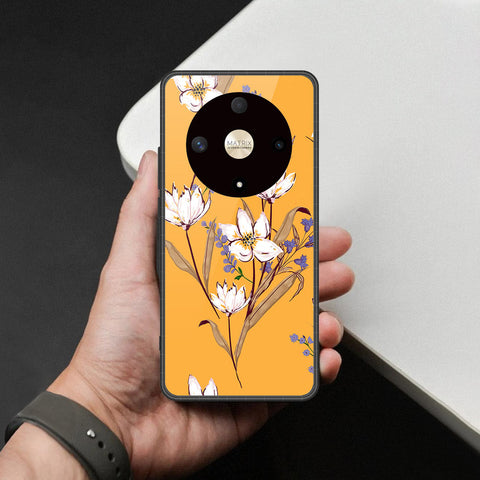 Honor Magic 6 Lite Cover - Foral Series - HQ Premium Shine Durable Shatterproof Case