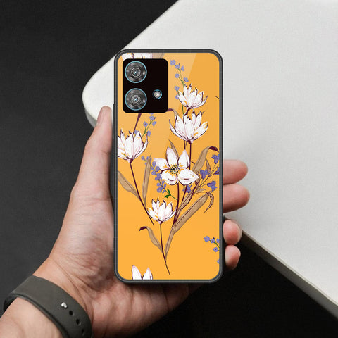 Motorola Edge 40 Neo Cover - Foral Series - HQ Premium Shine Durable Shatterproof Case