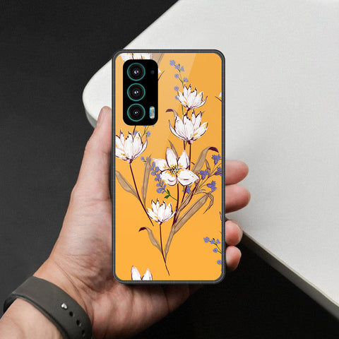 Motorola Edge 20 Cover - Foral Series - HQ Premium Shine Durable Shatterproof Case