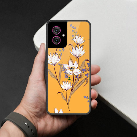 Motorola Moto G55 Cover - Foral Series - HQ Premium Shine Durable Shatterproof Case