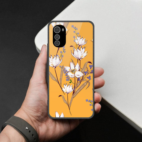 Motorola Moto E32 Cover - Foral Series - HQ Premium Shine Durable Shatterproof Case