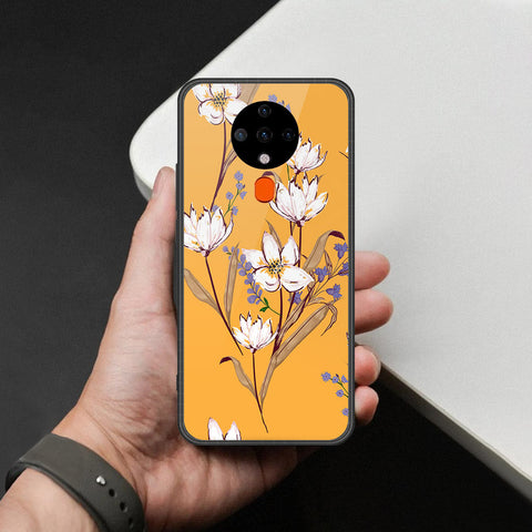 Tecno Spark Go 2020 Cover - Foral Series - HQ Premium Shine Durable Shatterproof Case