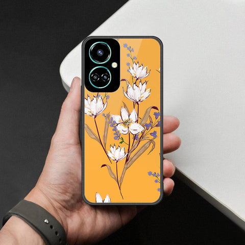 Tecno Camon 19 Pro Mondrian Cover - Foral Series - HQ Premium Shine Durable Shatterproof Case