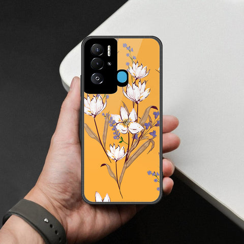 Tecno Pova Neo Cover - Foral Series - HQ Premium Shine Durable Shatterproof Case