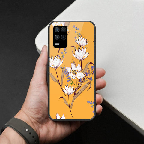 Realme V13 5G Cover - Foral Series - HQ Premium Shine Durable Shatterproof Case