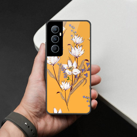 Realme C65 Cover - Foral Series - HQ Premium Shine Durable Shatterproof Case