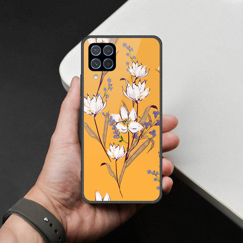 Samsung Galaxy F62 Cover - Foral Series - HQ Premium Shine Durable Shatterproof Case