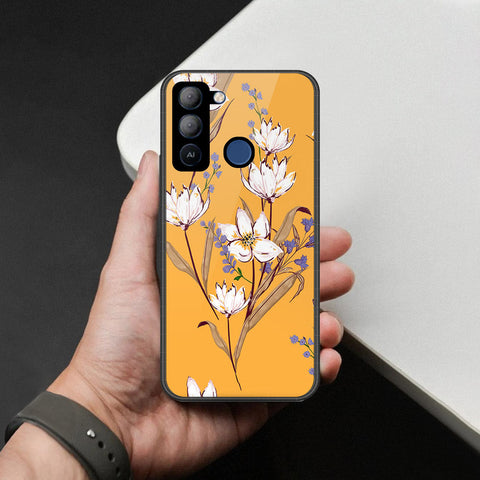 Tecno Pop 5 Pro Cover - Foral Series - HQ Premium Shine Durable Shatterproof Case