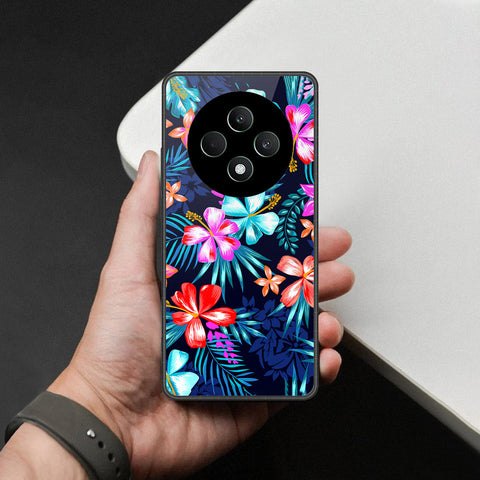 Oppo Reno 12F Cover - Foral Series - HQ Premium Shine Durable Shatterproof Case