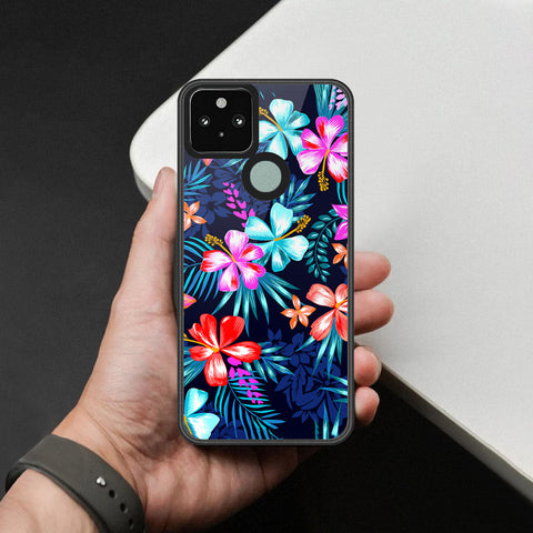 Google Pixel 5 Cover - Foral Series - HQ Premium Shine Durable Shatterproof Case