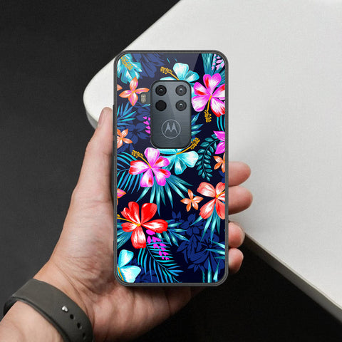 Motorola One Zoom Cover - Foral Series - HQ Premium Shine Durable Shatterproof Case
