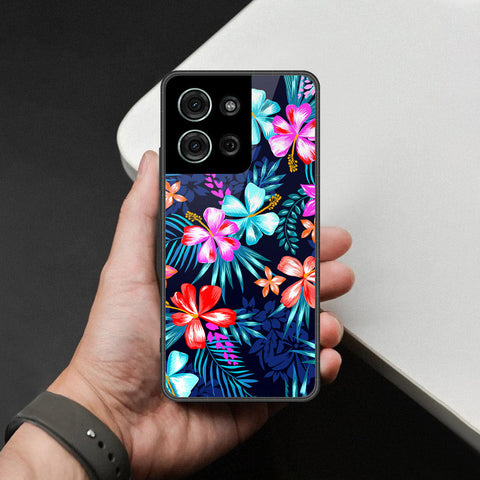 Motorola Moto G75 Cover - Foral Series - HQ Premium Shine Durable Shatterproof Case