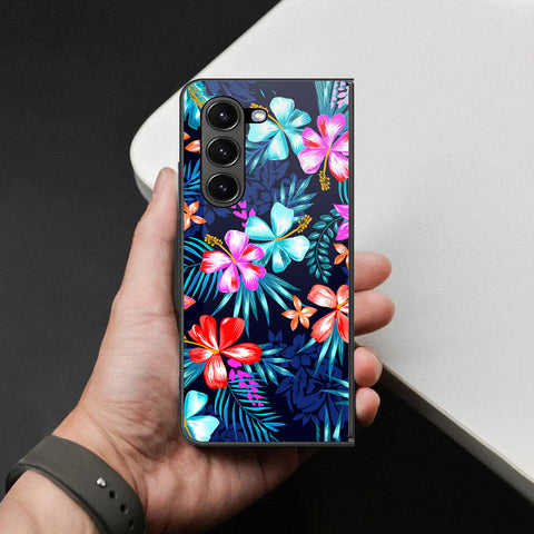 Samsung Galaxy Z Fold 6 5G Cover - Foral Series - HQ Premium Shine Durable Shatterproof Case