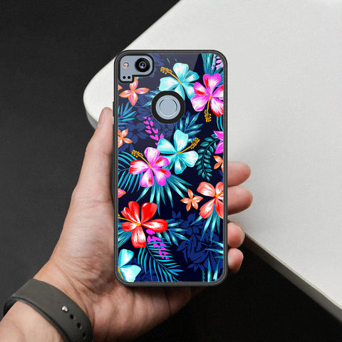 Google Pixel 2 XL Cover - Foral Series - HQ Premium Shine Durable Shatterproof Case