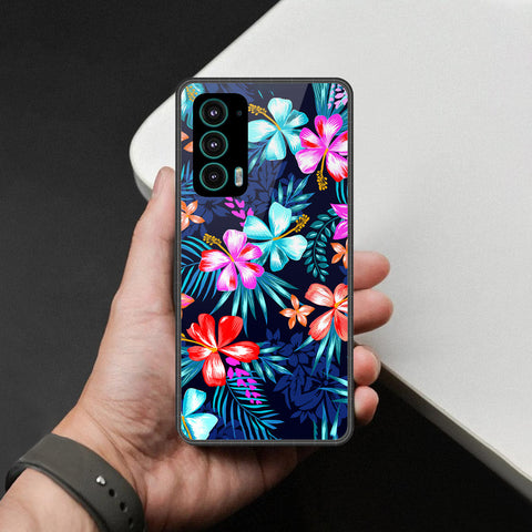 Motorola Edge 20 Cover - Foral Series - HQ Premium Shine Durable Shatterproof Case
