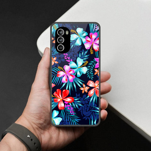 Motorola Moto G52 Cover - Foral Series - HQ Premium Shine Durable Shatterproof Case