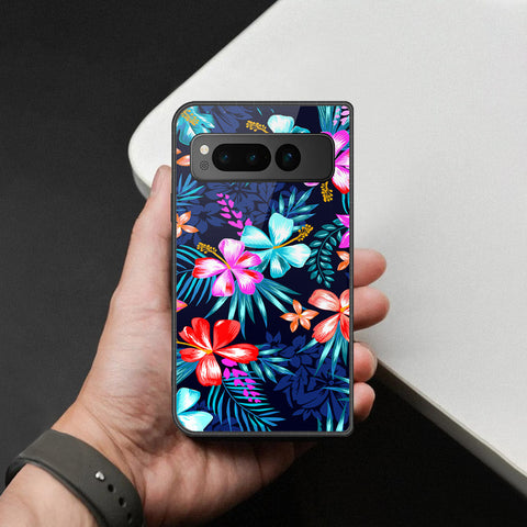 Google Pixel Fold Cover - Foral Series - HQ Premium Shine Durable Shatterproof Case