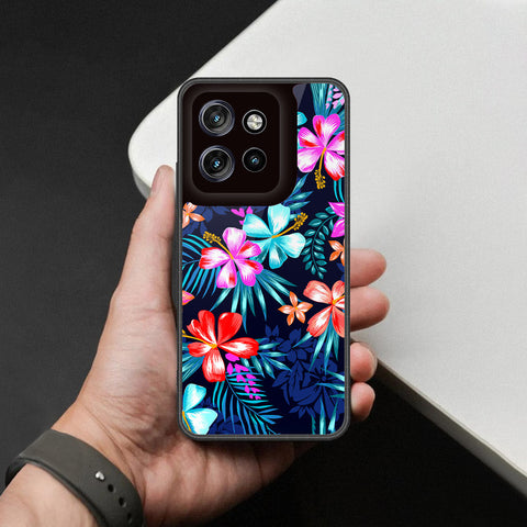 Motorola Edge 50 Neo Cover - Foral Series - HQ Premium Shine Durable Shatterproof Case