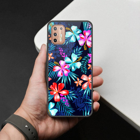 Motorola Moto G9 Plus Cover - Foral Series - HQ Premium Shine Durable Shatterproof Case