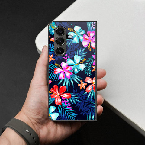 Samsung Galaxy Z Fold 7 Cover - Foral Series - HQ Premium Shine Durable Shatterproof Case
